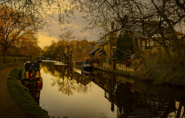 Close to The Leeds Liverpool Canal near Chorley. One of the coldest mornings I have ever been out taking pictures.  Minus 6 but the light was stunning.  Well worth making the effort.