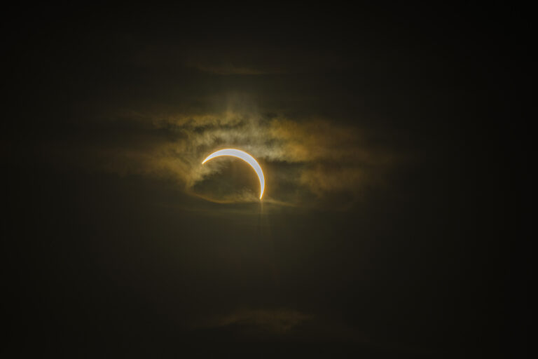 Partial Eclipse on August 12th 2026.  A once in a lifetime event.  The surrounding landscape was bathed in a glowing warm light for a short time.
